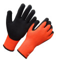 10 Gauge Warm Winter Glove Black Latex Foam Coated Gloves